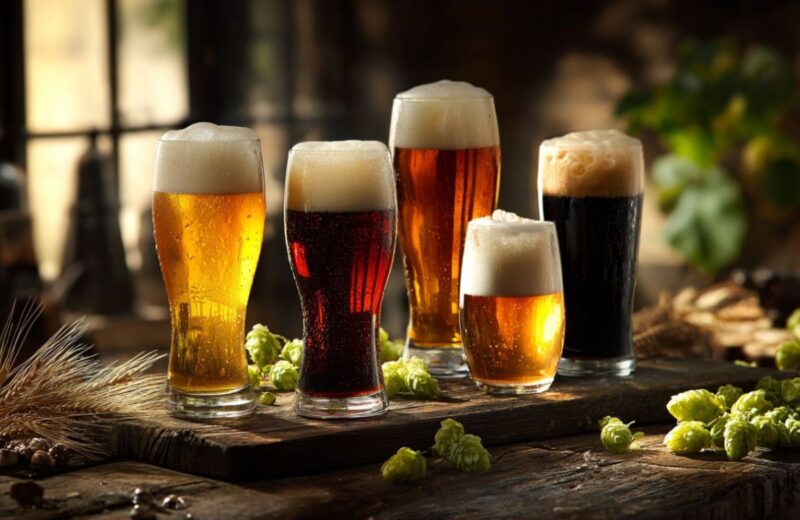 Lager 4-5%, Pilsner 4.5%, Stout 6-12%, Ale 5-7%, promili zavise od količine i metabolizma.